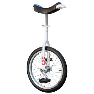 355mm (18 Inch) Unicycle - Only One White