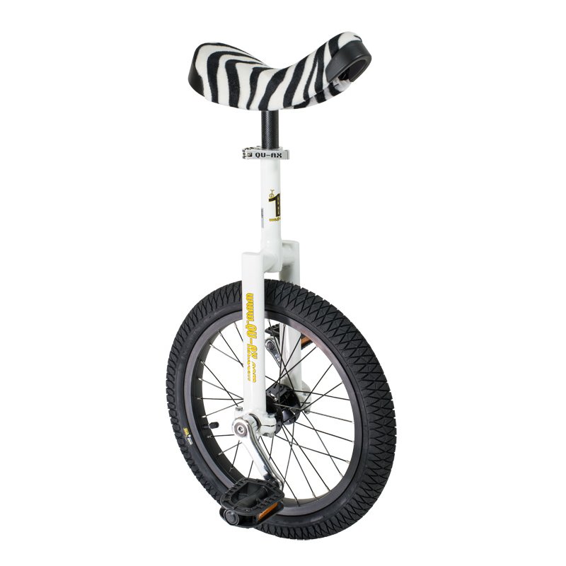 一輪車 QU-AX - Trial QX-series White 19inch 305mm (16 Inch) Unicycle Qu-ax Luxus White