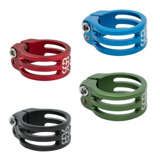 Seat Post Clamp 34.9mm - QX #rgb Blue