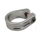 Seat Post Clamp 28.6mm - 1Bolt - Alu Silver