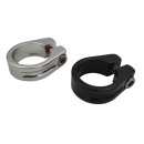 Seat Post Clamp 28.6mm - 1Bolt - Alu Silver